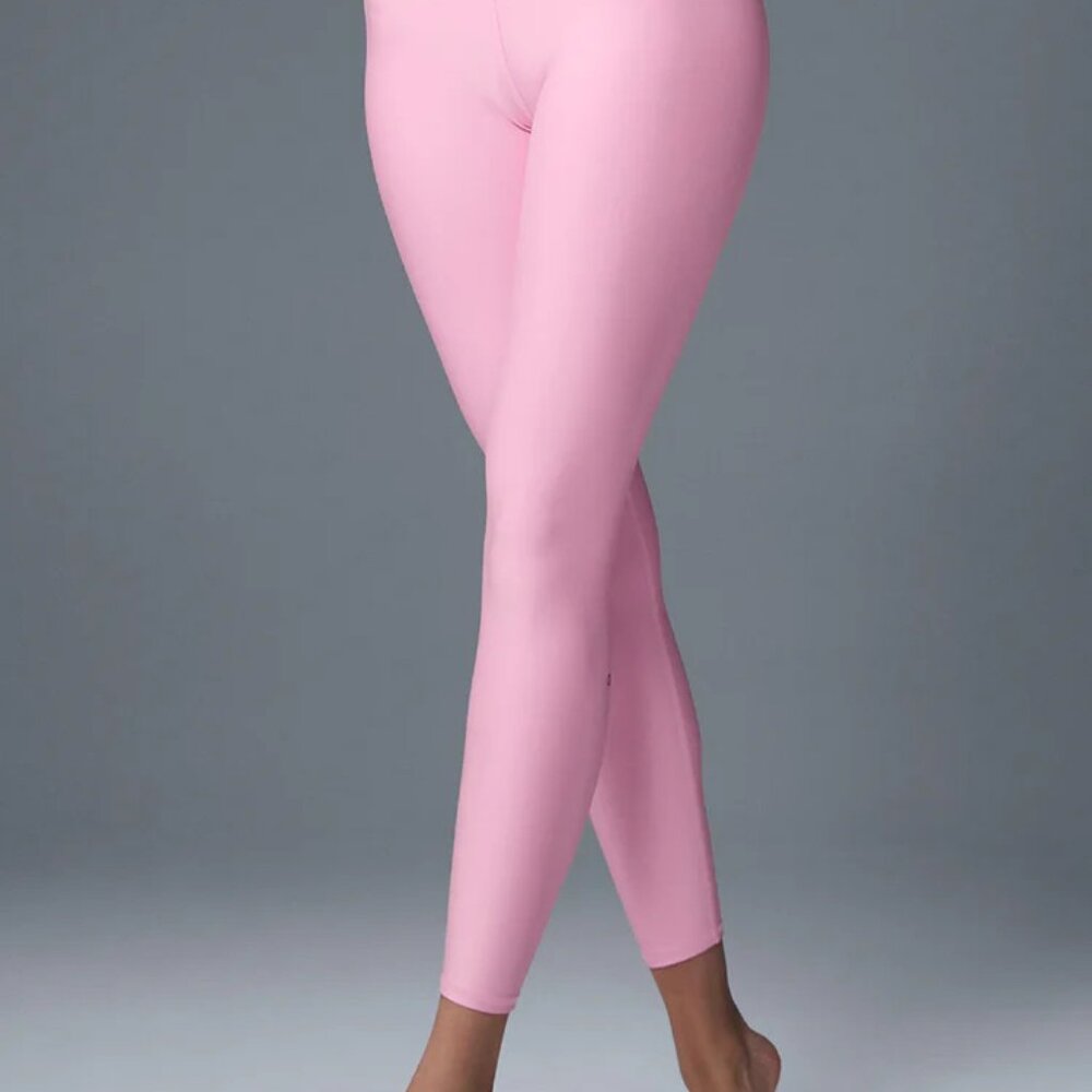 Alo - High-Waist Airlift Legging - Sweet Pink - Medium - Picture 3 of 4